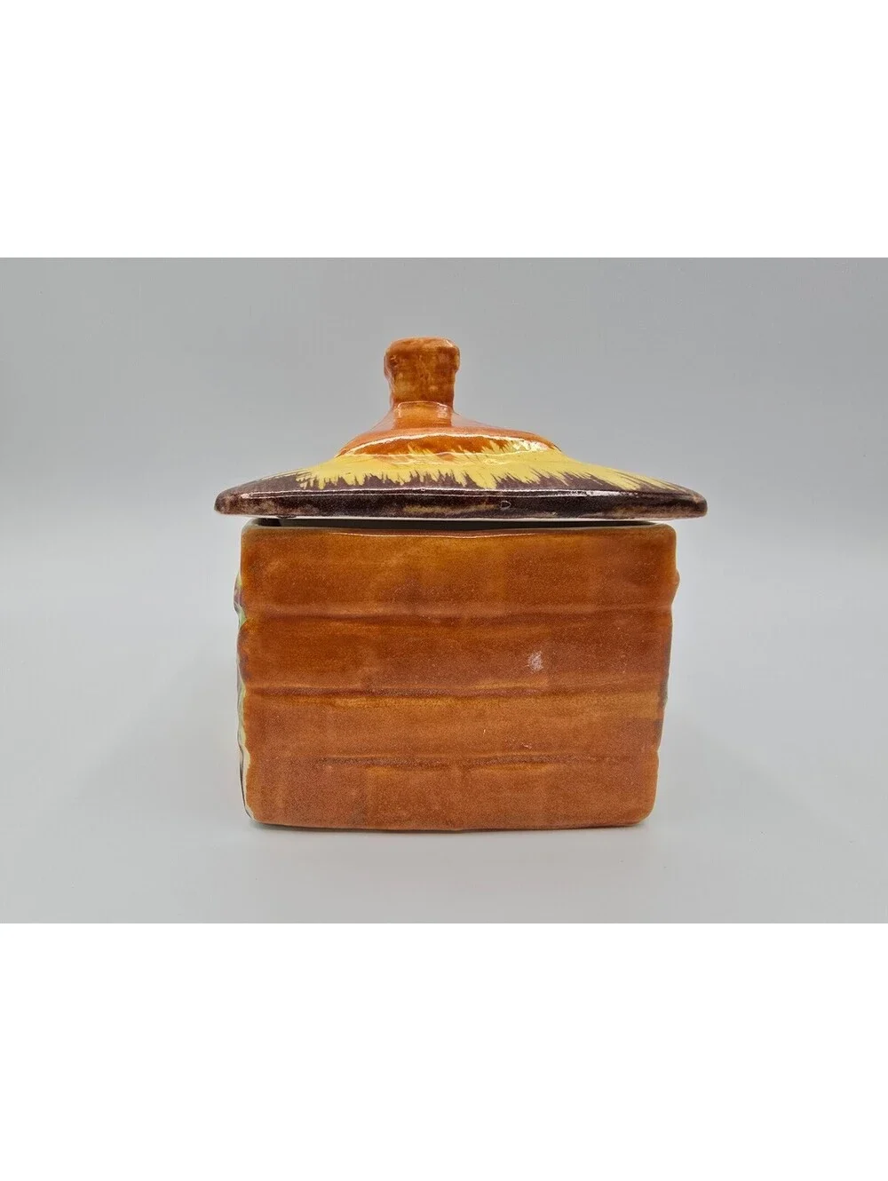 Vintage Price Kensington Cottage Ware Butter Dish Ye Olde Cottage England